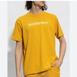 Burberry Men's Harriston Logo T-Shirt in Marigold NWT XL $530